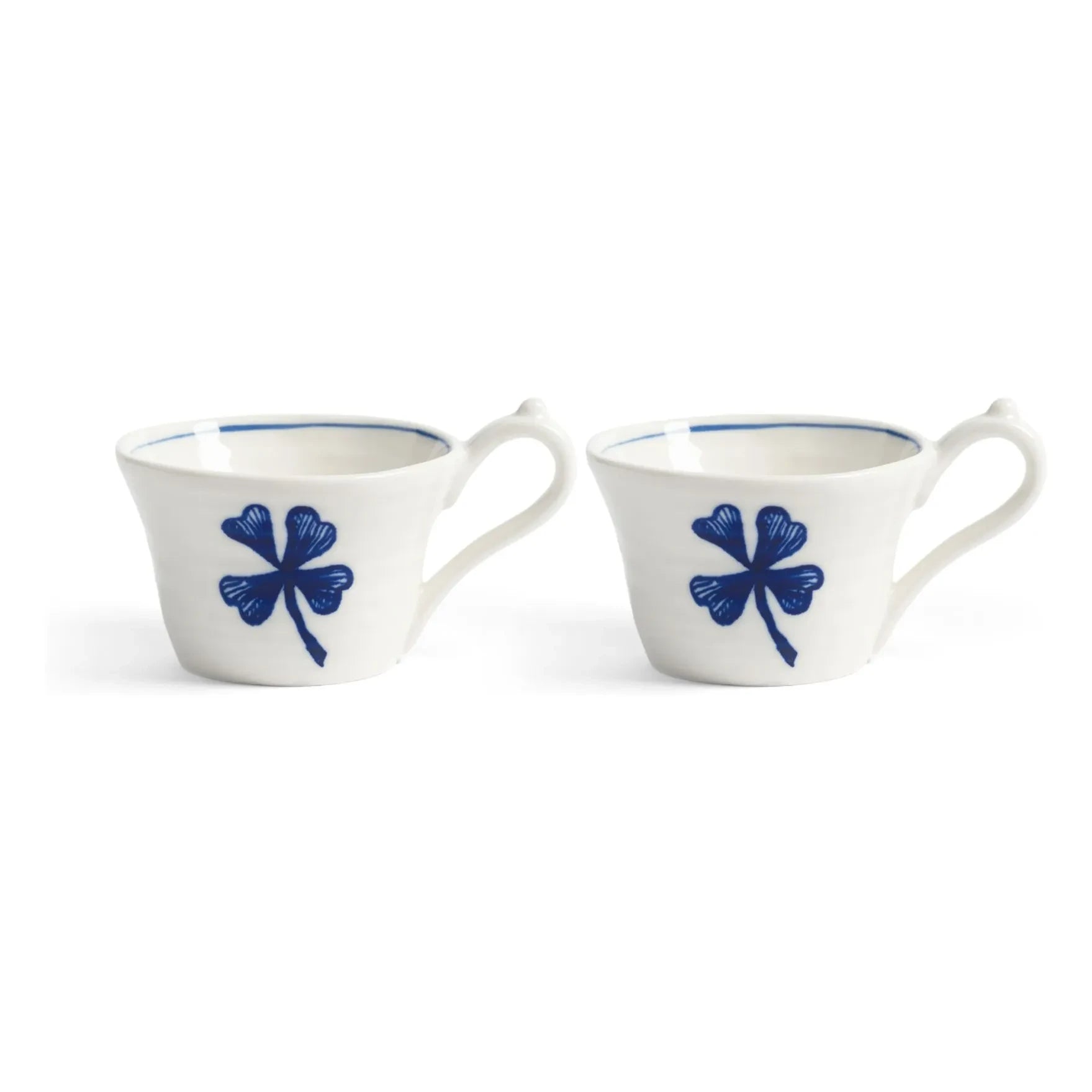 &Klevering - Anouk Porcelain Cups - Set of 2 | Blue