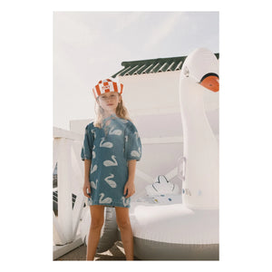 Tinycottons - Denim Swan Dress | Blue