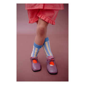 Sticky Lemon - Striped Socks | Blue