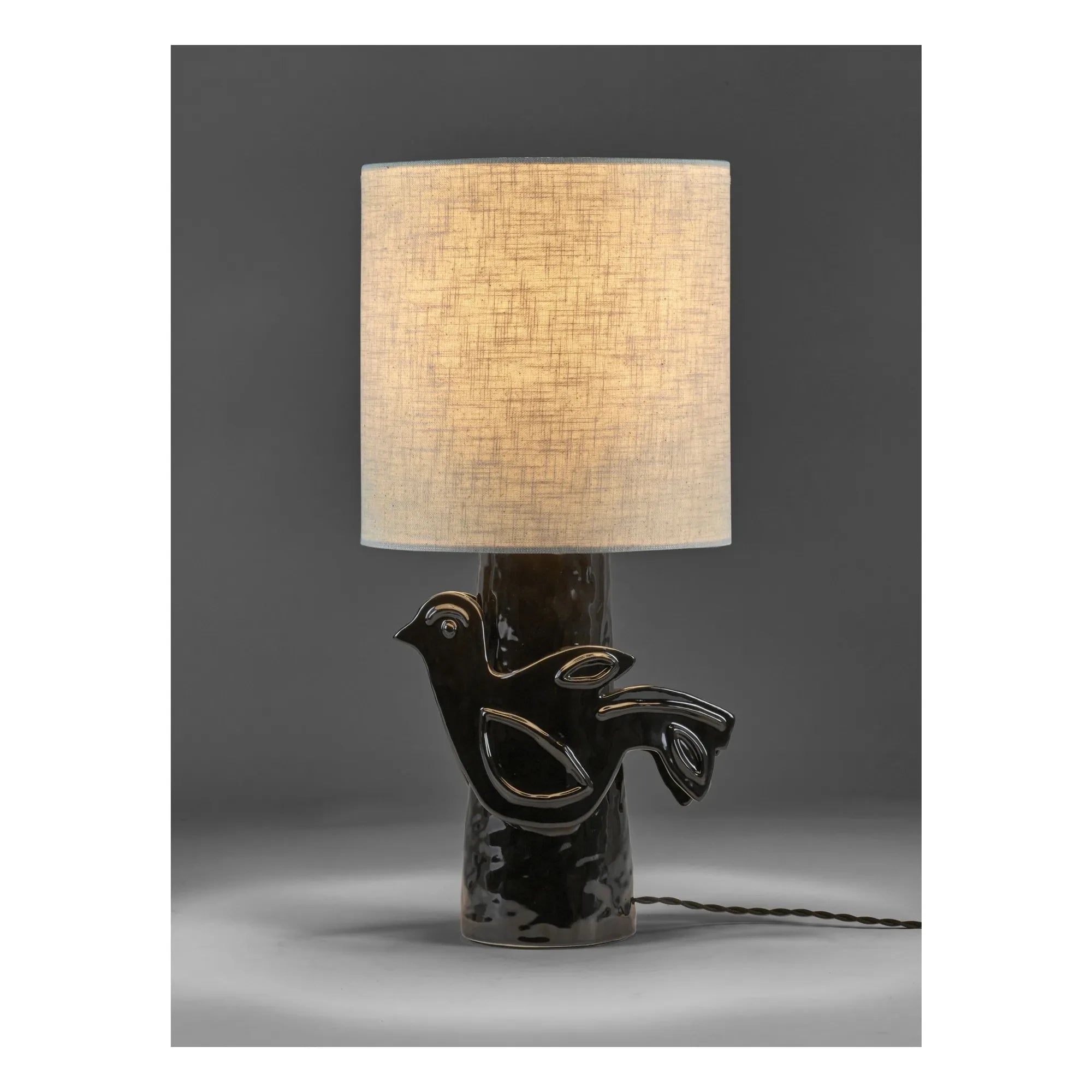 Serax - Paloma Stoneware Table Lamp, Marie Michielssen | Black