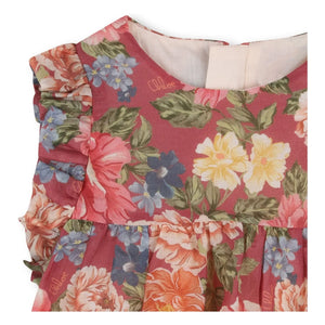 Chloé - Organic Cotton Fleurie Top & Bloomer Set | Rosewood