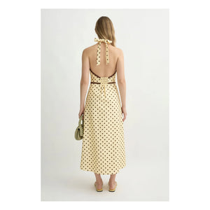 Posse - Bowie Linen and Cotton Dress | Vanilla