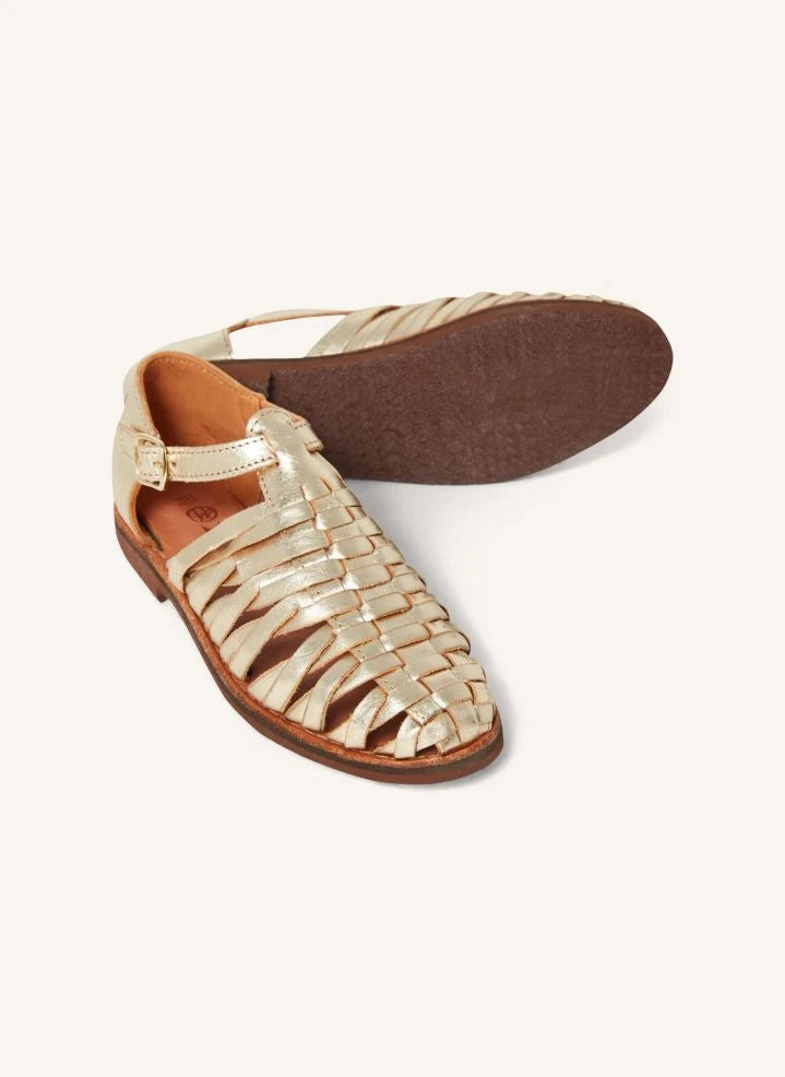 Mapache - Medusa Sandals | Champagne