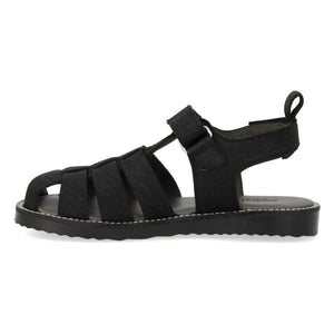 Angulus - Peach Nubuck Sandal | Black
