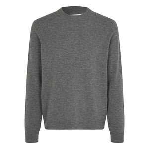 Samsoe Samsoe - Isak Wool Crew Neck Sweater | Gray