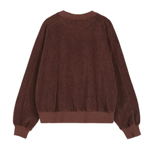 Bobo Choses - Sweat Mystery BC Organik Pamuk | Koyu Kahverengi