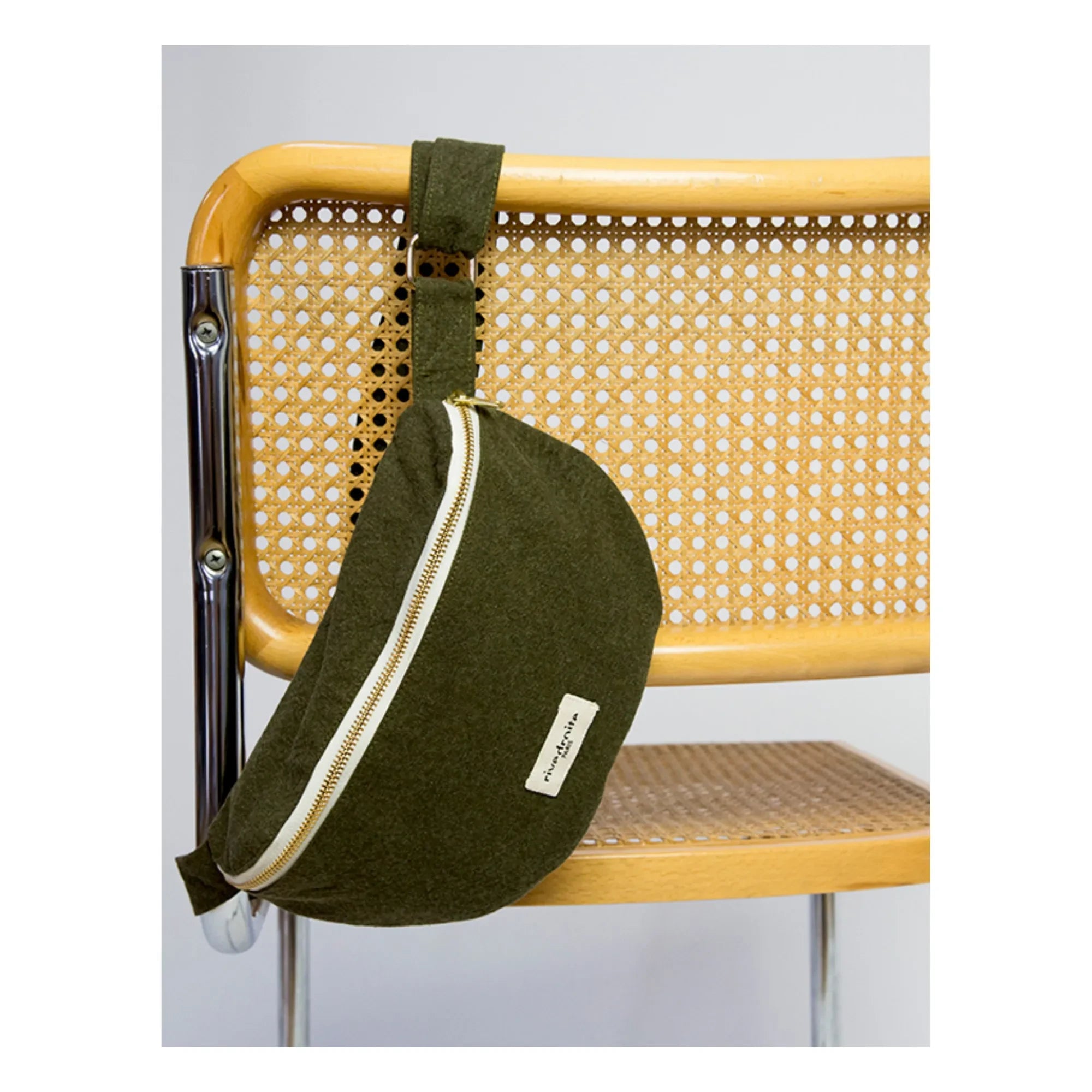 rivedroite - Custine Recycled Cotton Waist Bag | Khaki