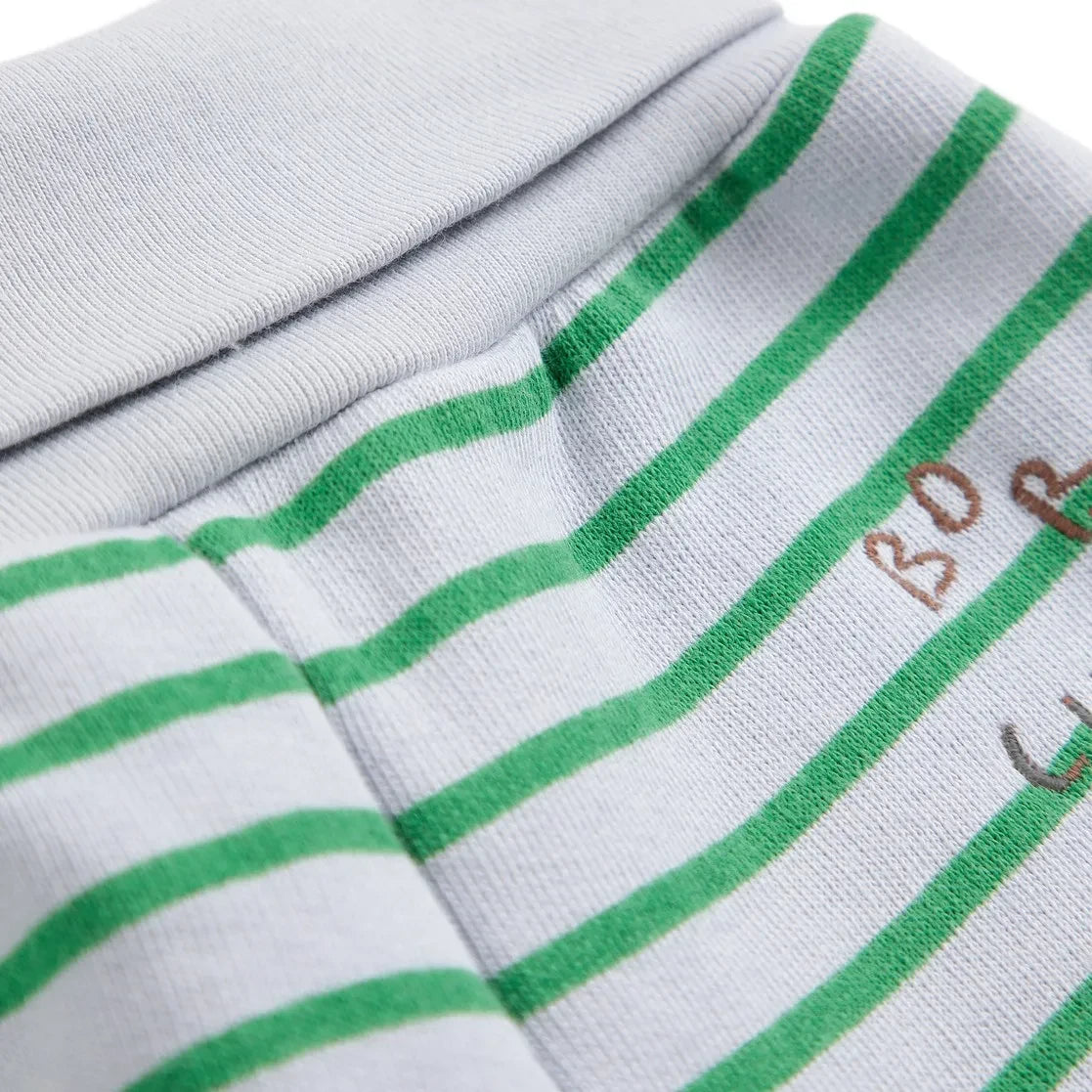 Bobo Choses - Bobo Choses Striped Organic Cotton Jogger | Grey