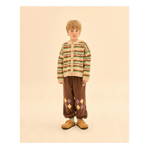 Jelly Mallow - Losanges Jogger | Brown