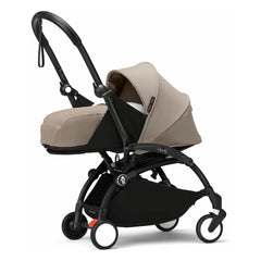 Stokke® - YOYO³ Complete Baby Stroller 0+ and 6+ Black Frame | Taupe Brown