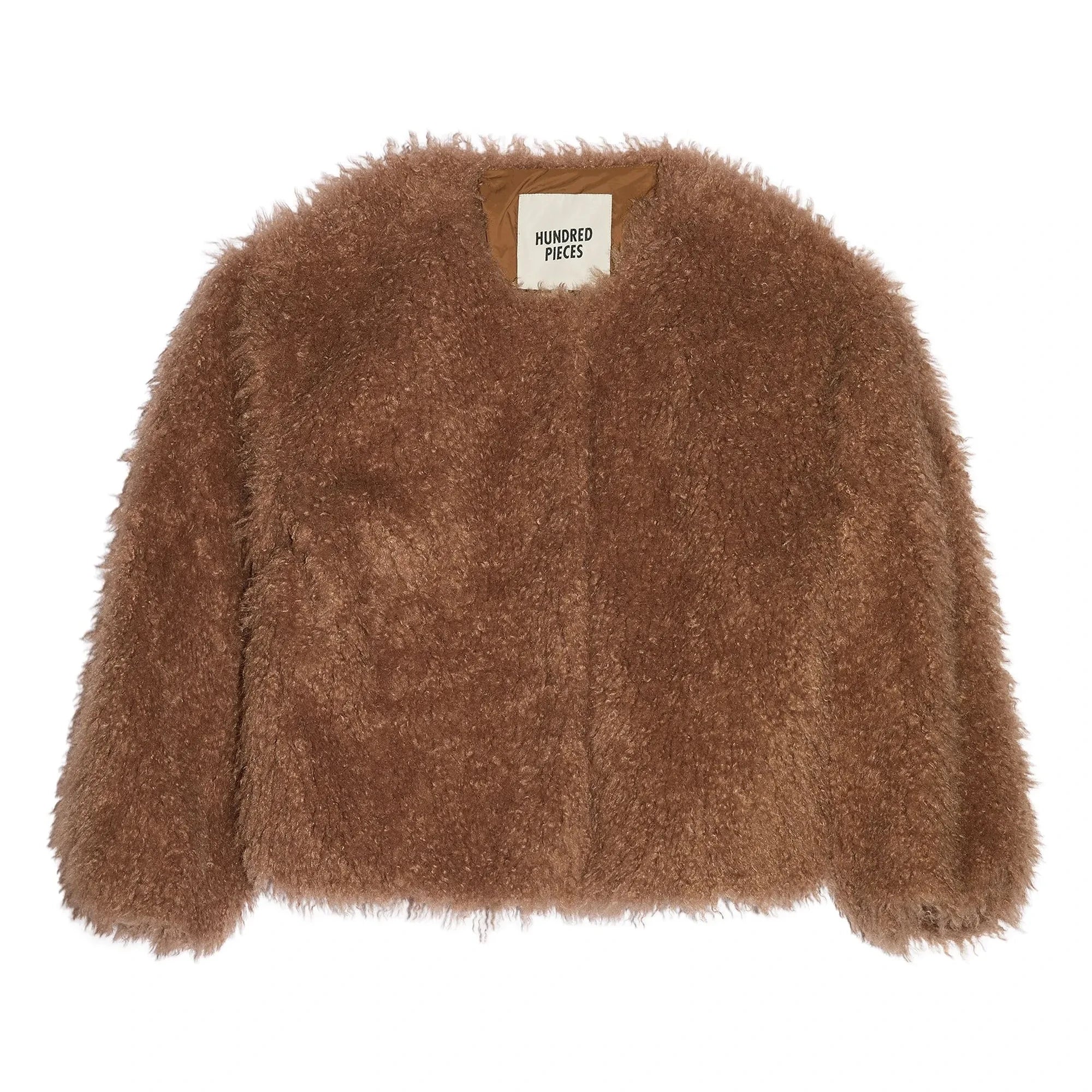Hundred Pieces - Lucky Fur Ceket | Taupe kahverengi