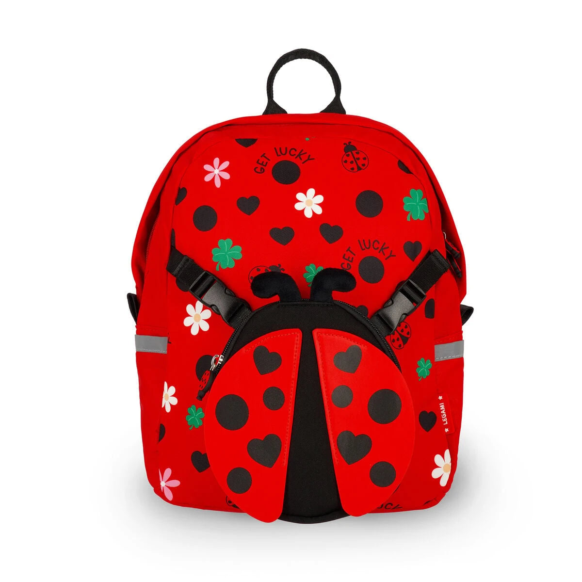 Legami - 2-in-1 Ladybird Backpack with Removable Front Pocket - So Cute!