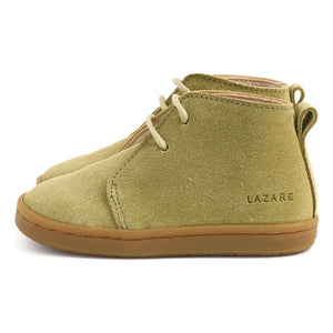 Lazare - Raoul Suede Lace Sneakers | Almond Green
