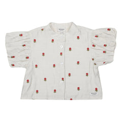 Donsje - Eliora Floral Tencel Blouse | Off-White
