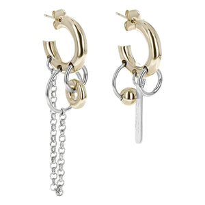 Justine Clenquet - Irvin Earrings | Gold/Silver