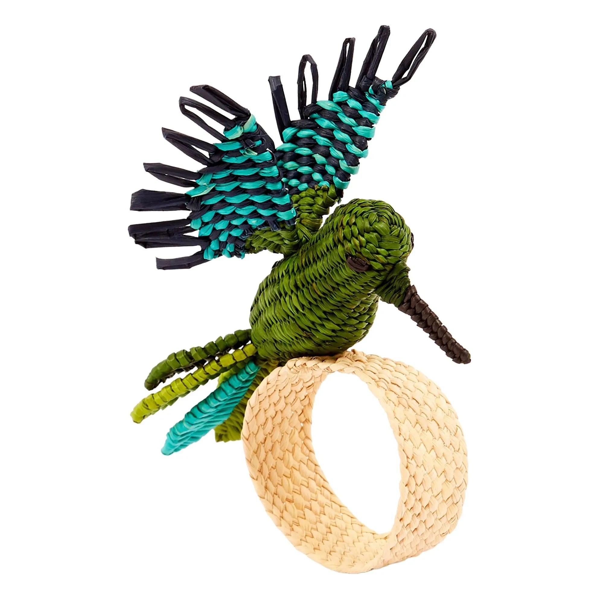 Coro Cora - Colibris Napkin Ring | Green