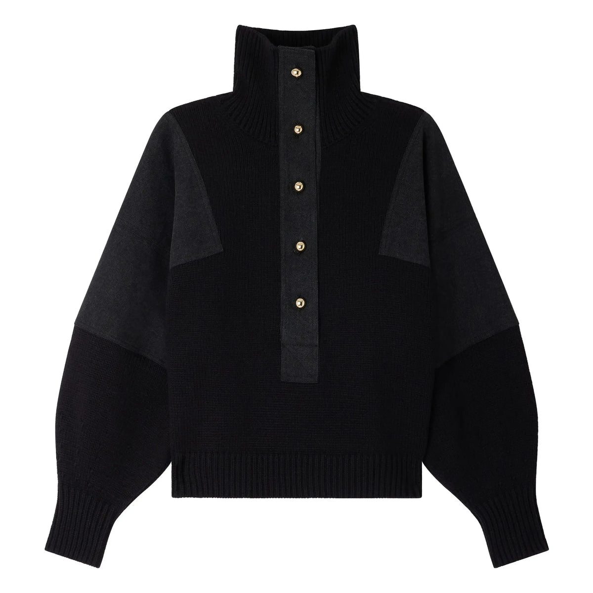 Sessùn - Wysael Merino Wool Sweater | Black
