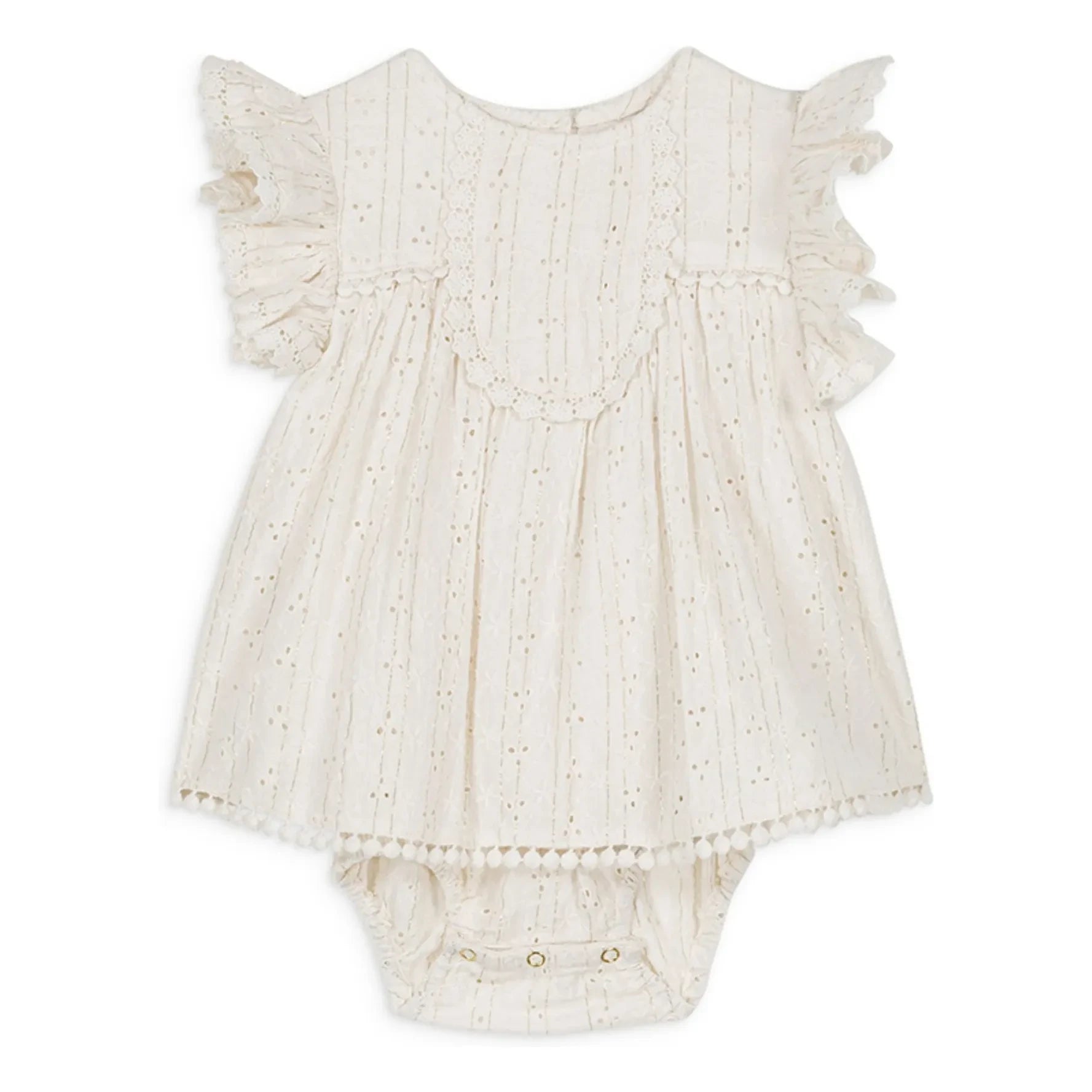 Louise Misha - Lulla Romper | Ecru