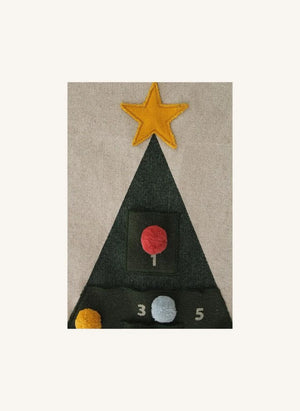 Lorena Canals - Christmas Tree Advent Calendar | Dark Green