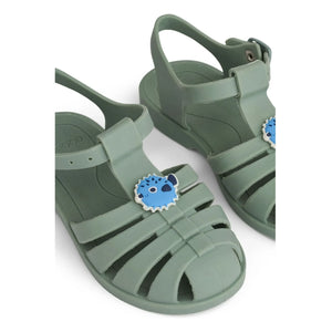 Liewood - Bre Charms Fish-Globe Sandals | Khaki