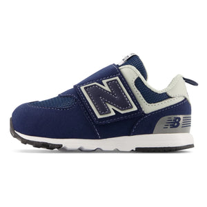 New Balance - 574 New-B Velcro Sneakers | Navy Blue