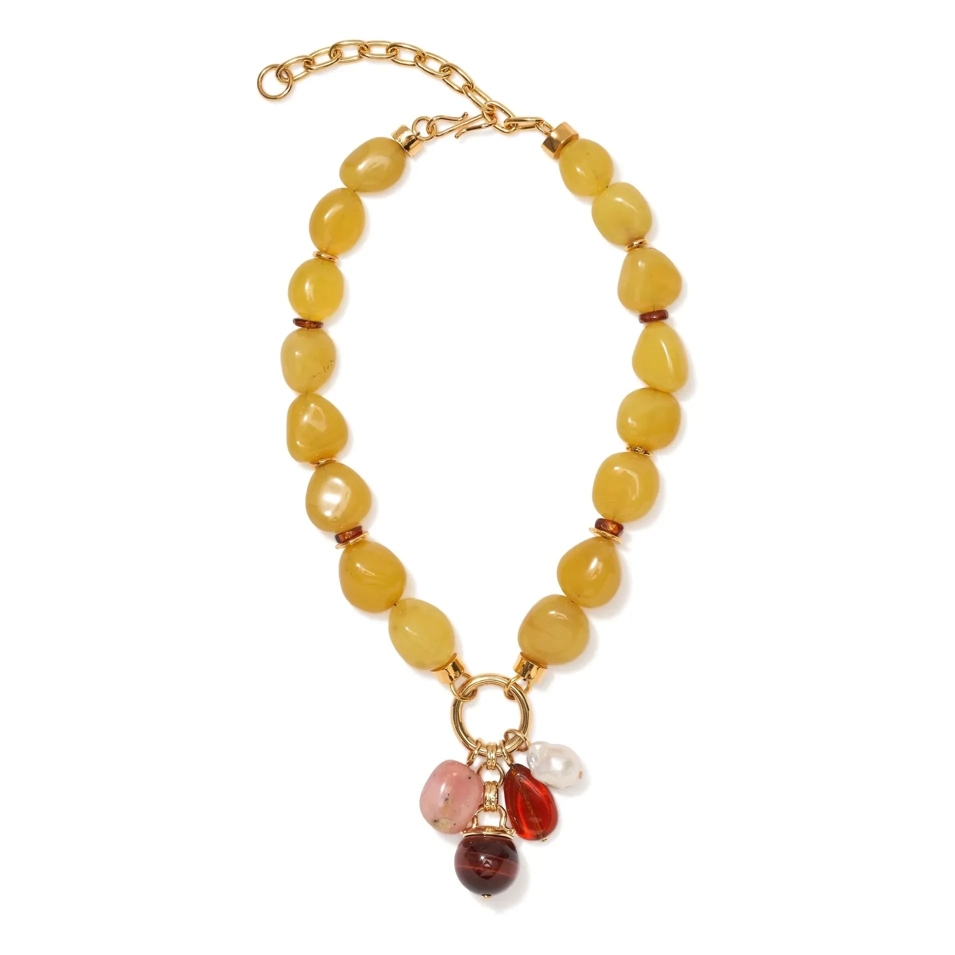Lizzie Fortunato - Cordoba Charm Necklace | Amber