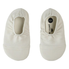 Petit Lem - Textured Recycled Fiber UV Protection Water Shoes | Light Gray