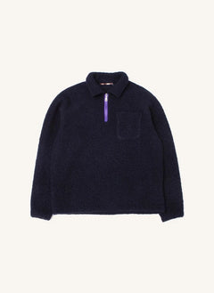 Edmmond Studios - Extraordinary Half-Zip Sweater | Dark Blue