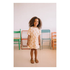 Studio Bohème - Yogi Choux Organic Cotton Dress | Beige