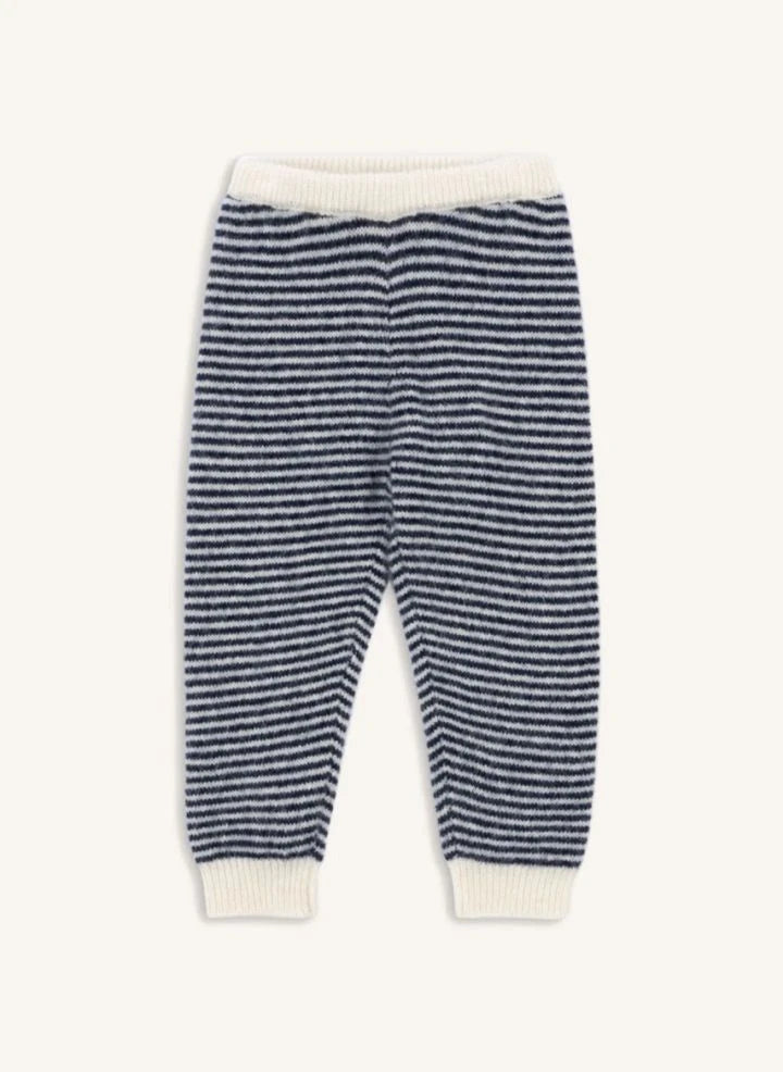 Konges Sløjd - Berle Striped Wool Pants | Blue