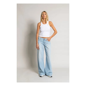 Smallable Woman - Ayla Organic Cotton Ribbed Tank Top | White