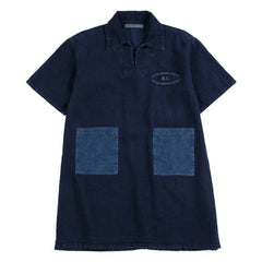 Bobo Choses - B.C. Denim Geri Dönüştürülmüş Pamuk Elbise | Koyu Mavi
