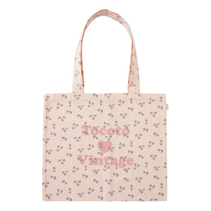 Tocoto Vintage - Cherry Tote Bag | Powder Pink