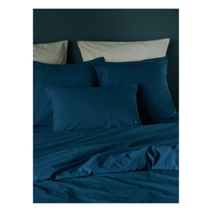 La cerise sur le gâteau - Celeste Organic Cotton Elastic Fitted Sheet | Peacock Blue