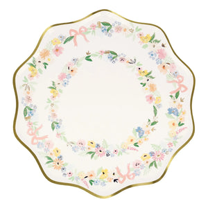 Meri Meri - Pastel Spring Floral Plates - Set of 8