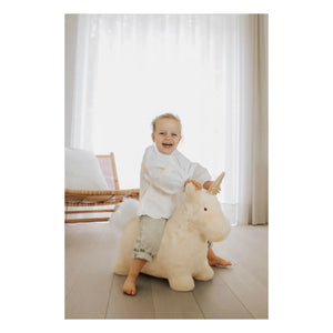 Wild & Soft - Jumping Unicorn | Cream