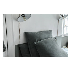 Autumn - Organic Cotton Jacquard Cushion | Forest Green