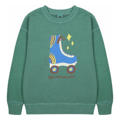 Jelly Mallow - Roller Disco Sweatshirt | Green