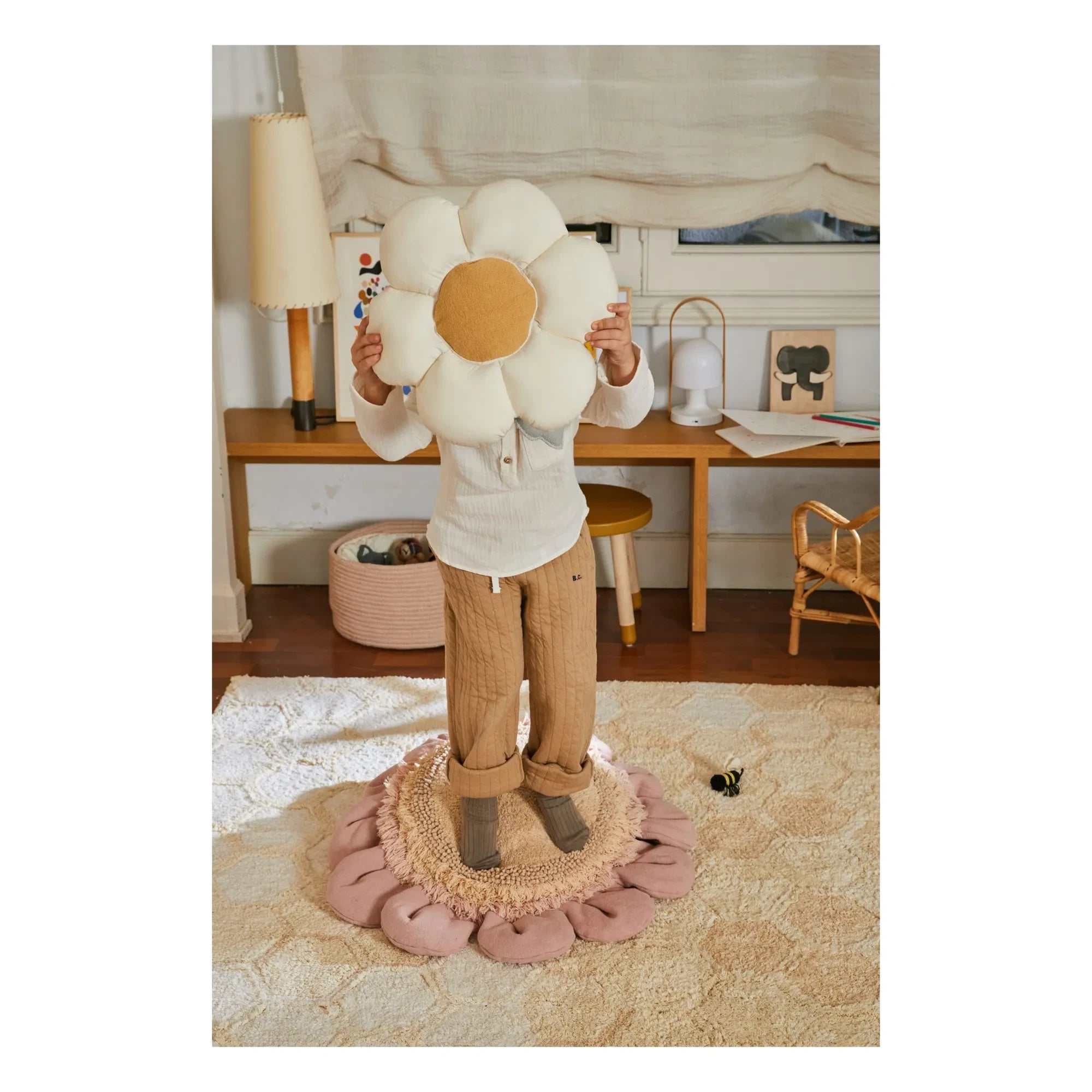 Lorena Canals - Daisy Pillow | White