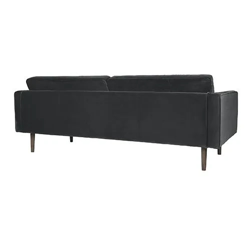 Broste Copenhagen - Wind Velvet 3-Seater Sofa | Carbon