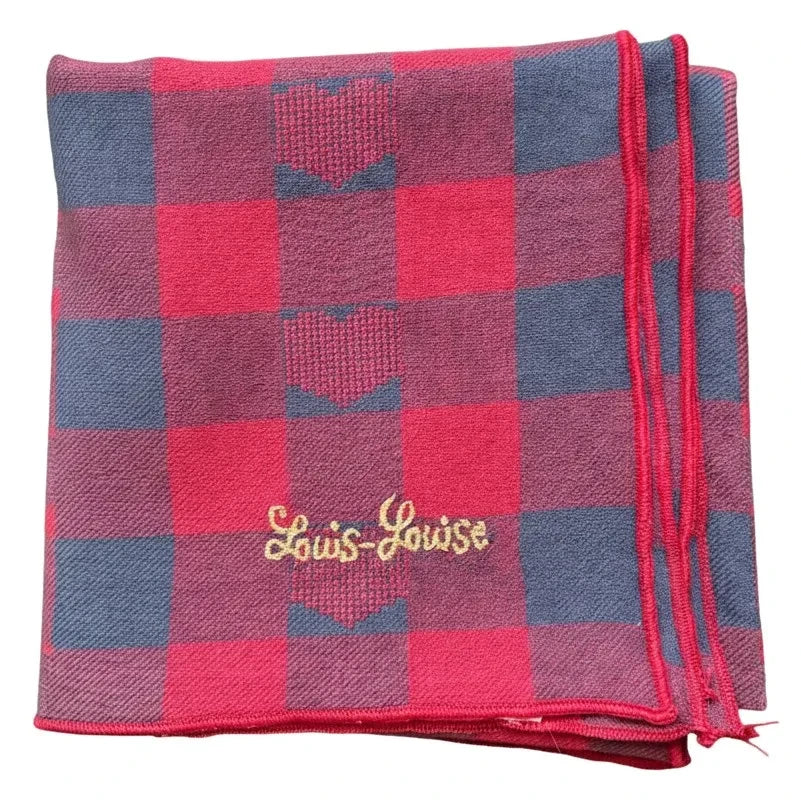 Louis Louise - Sissi Checked Scarf | Navy