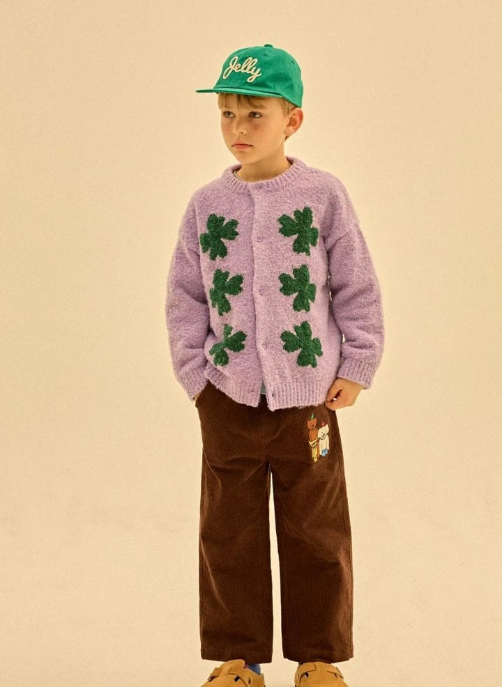 Jelly Mallow - Lucky Clover cardigan | Purple