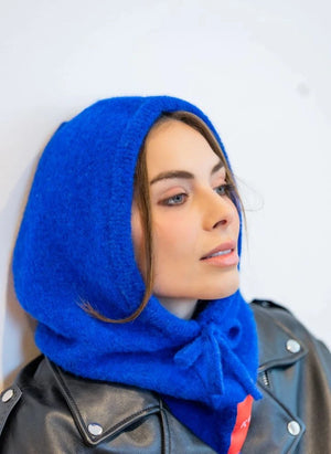 K'puche - Kim Alpaca Hooded Sweatshirt | Royal blue