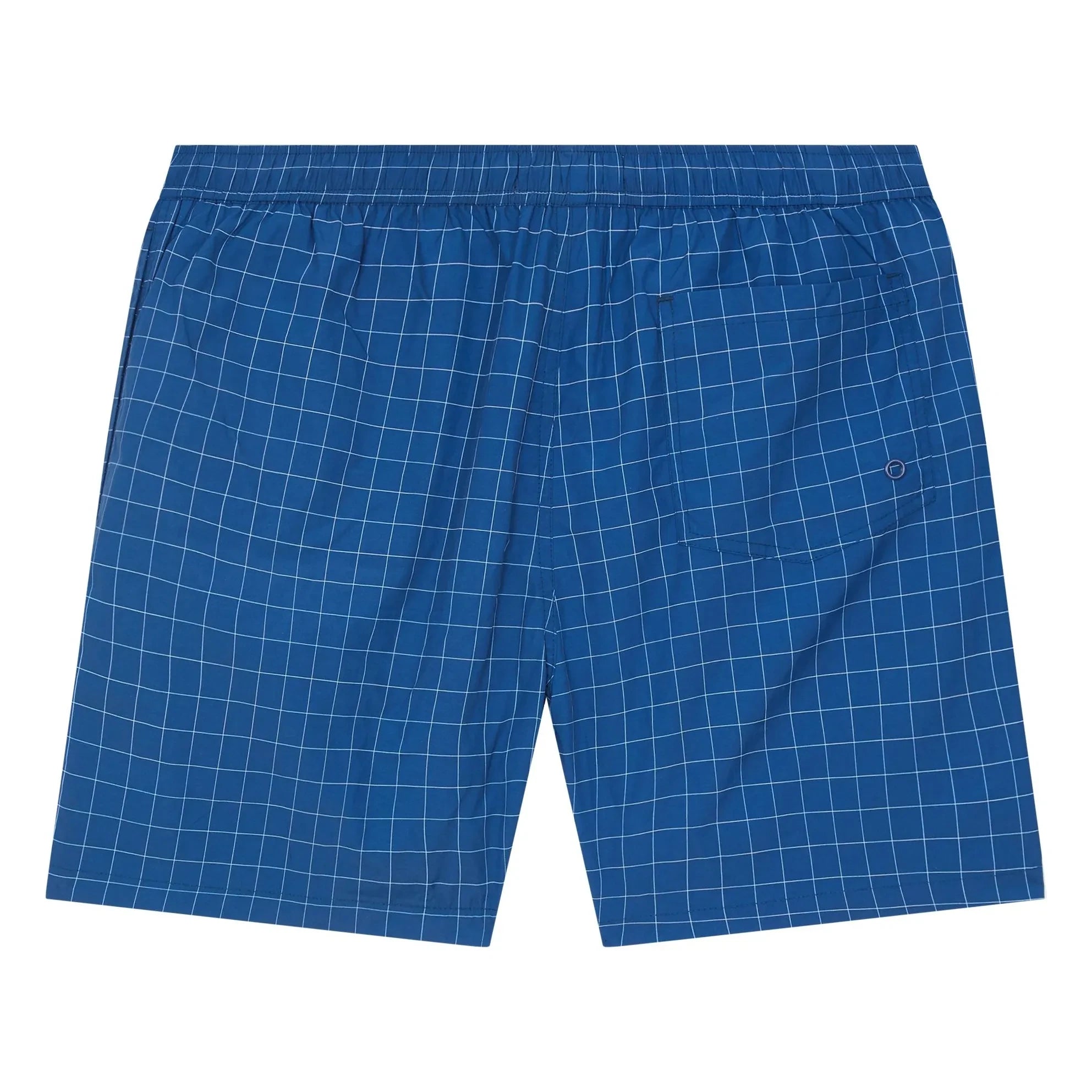 Smallable Man - Dante Checkered Swim Shorts | Blue