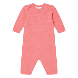 Bonpoint - Elin Wool Romper | Powder Pink