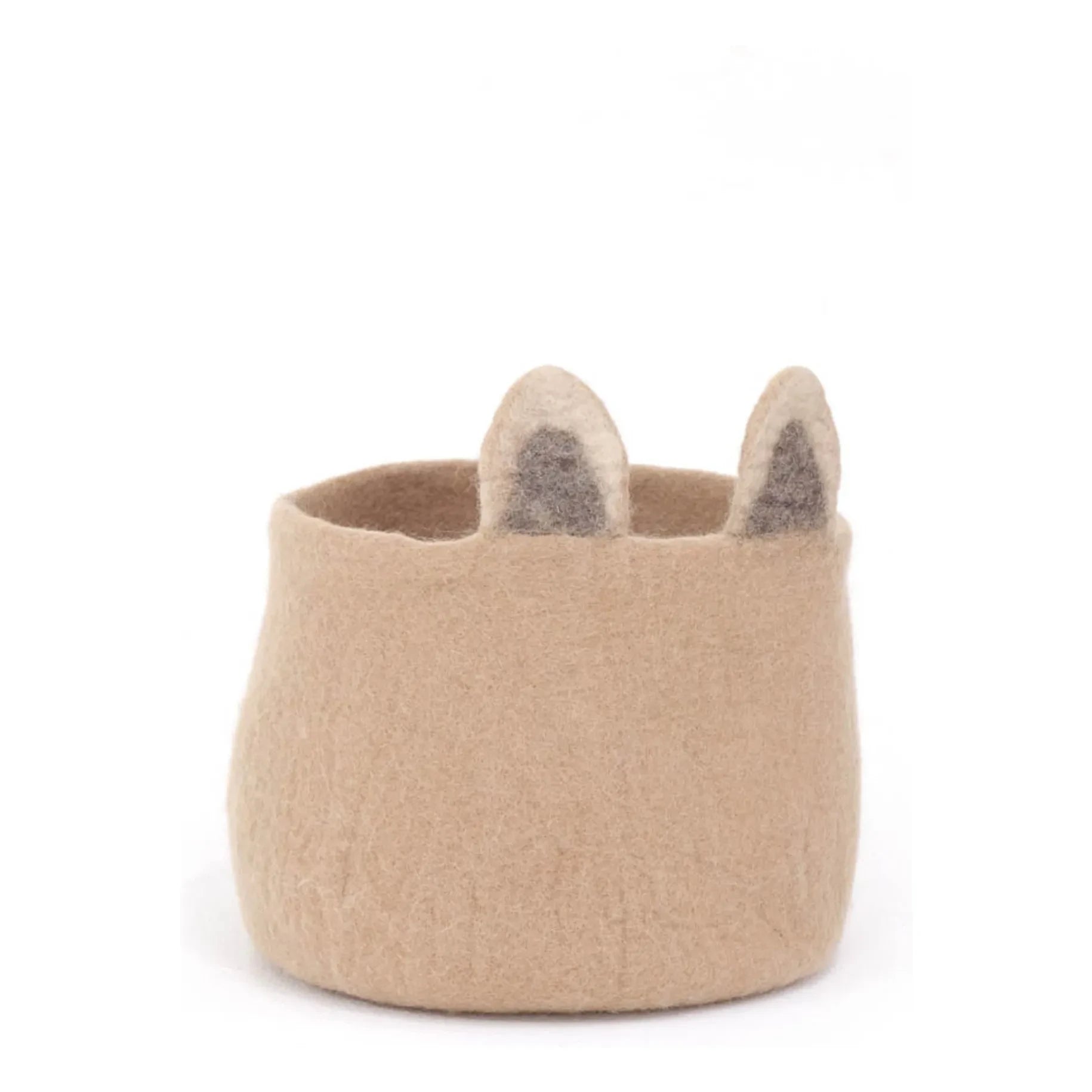 Muskhane - Fox Felt Storage Basket | Beige
