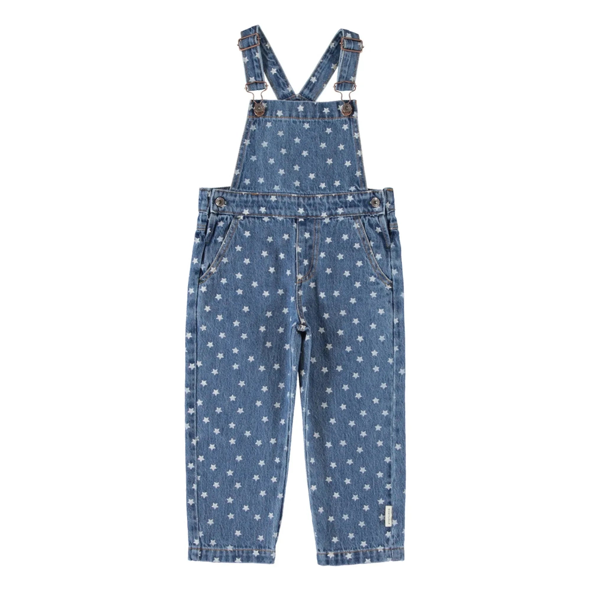 Piupiuchick - Star Denim Dungarees | Blue