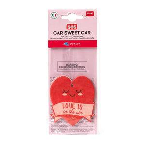 Legami - Car Air Freshener - Heart - SOS Car My Sweet Car