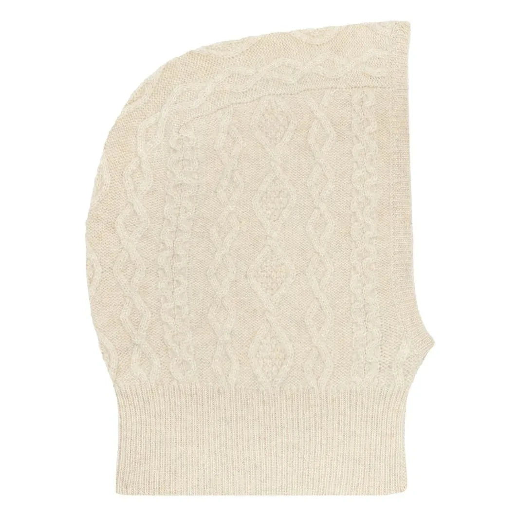 Bompard - Cashmere Cable-knit Balaclava | Oats
