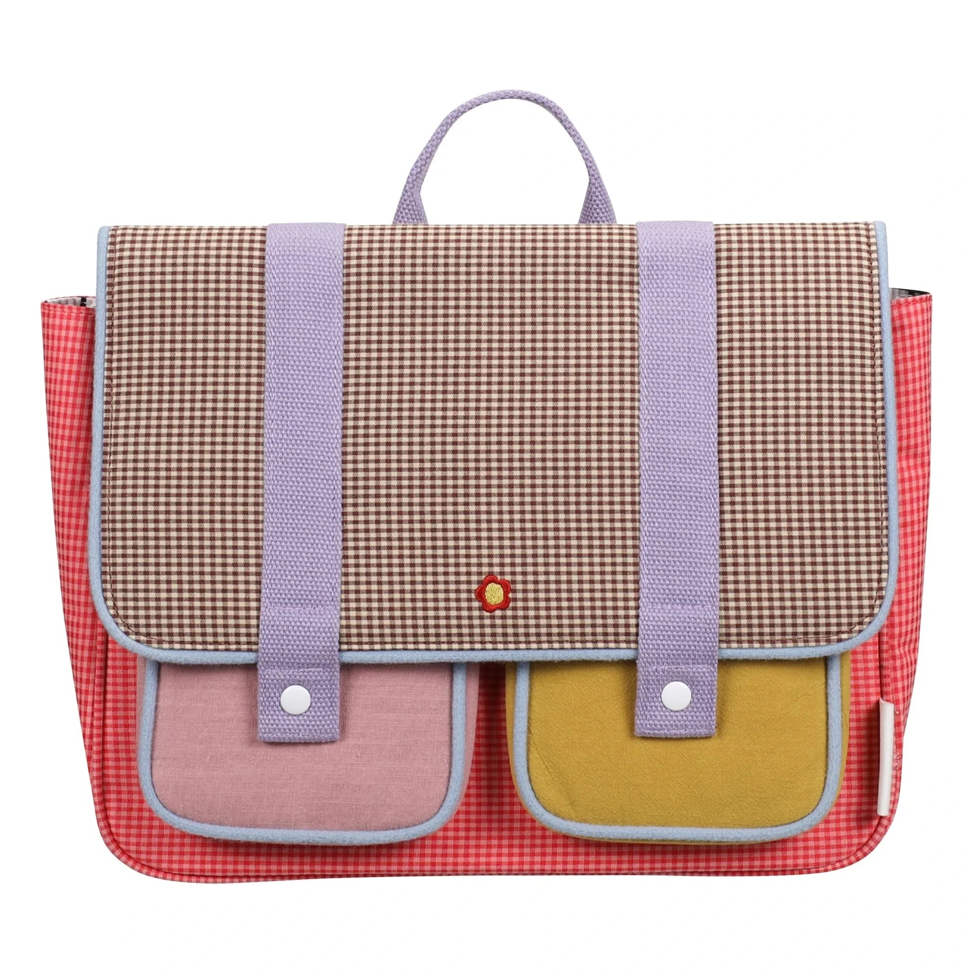 Sticky Lemon - Satchel Fleur Checks | Boise in Rose Tones